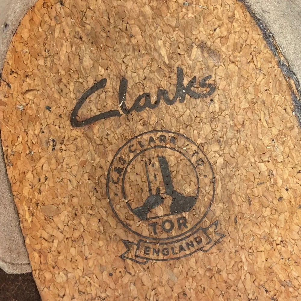 Clarks Frelan Hi boots brown suede 8.5 M
